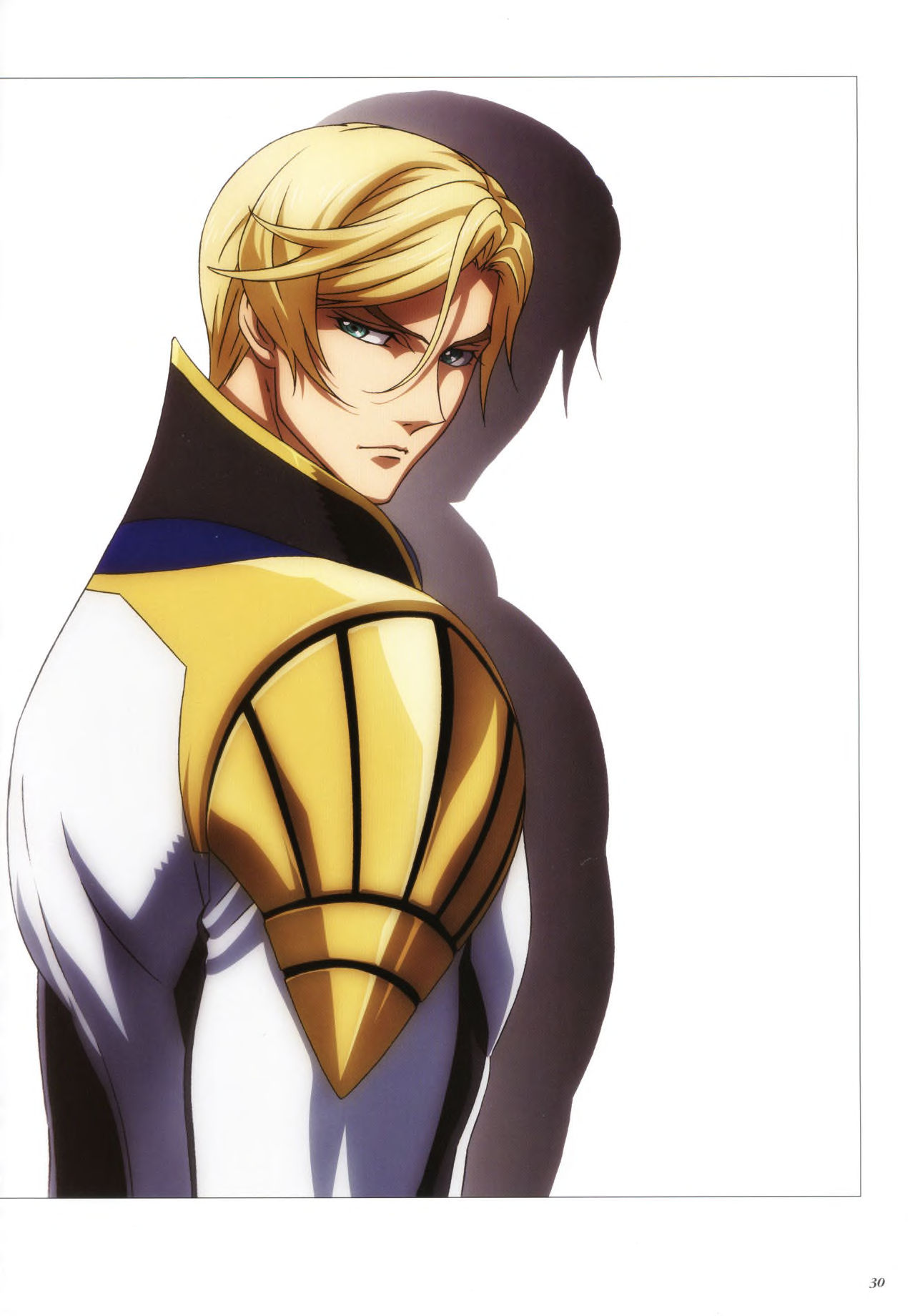 side-view of McGillis looking behind