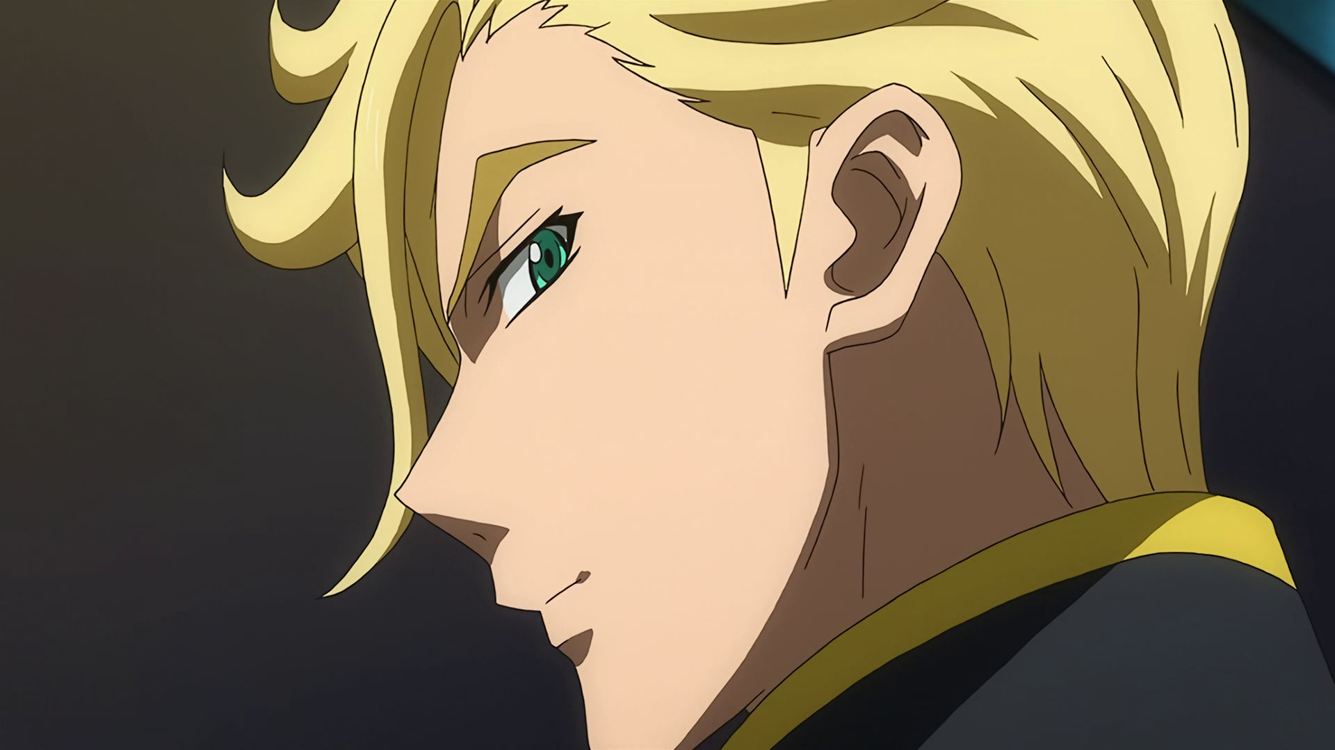 McGillis looking behind him.